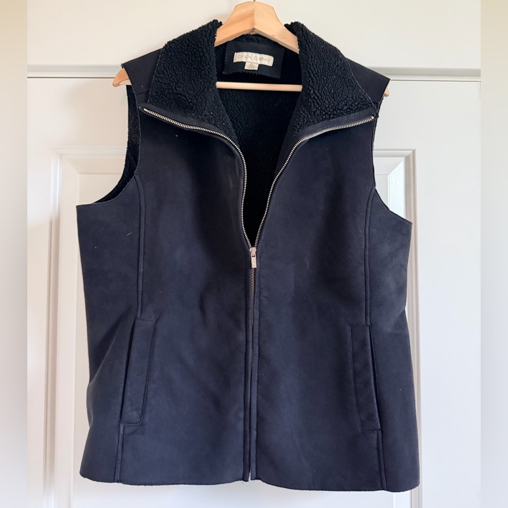 Casual Corner Black Vest